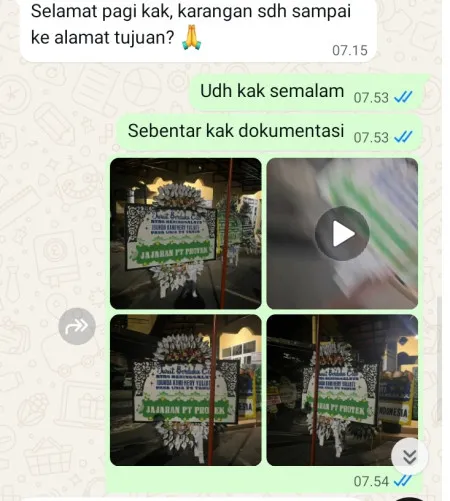 Pengiriman Papan Bunga Selamat Majir Kutoarjo