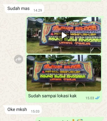 Pengiriman Papan Bunga Majir Kutoarjo