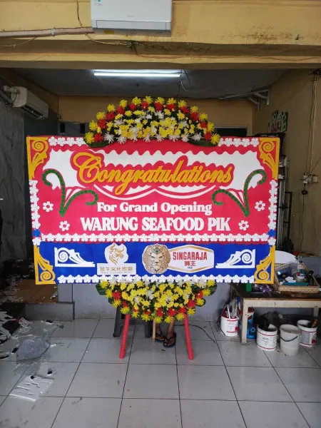 Papan Bunga Ucapan Selamat Majir Kutoarjo