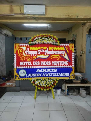 Papan Bunga di Majir Kutoarjo