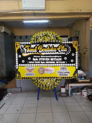 Papan Bunga di Majir Kutoarjo
