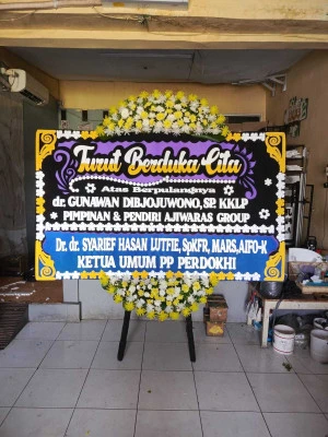 Papan Bunga di Majir Kutoarjo